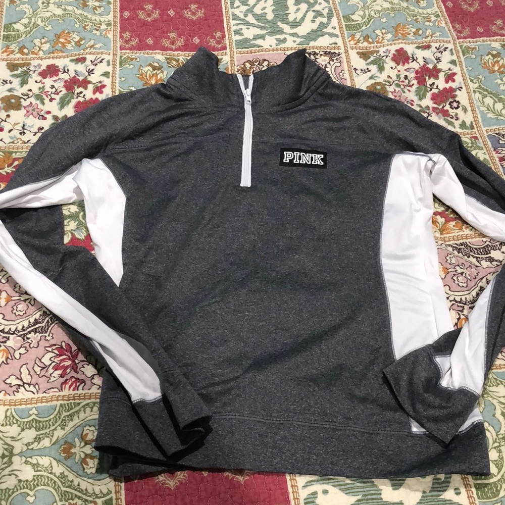 Gray and white track jacket - Picture 1 of 4